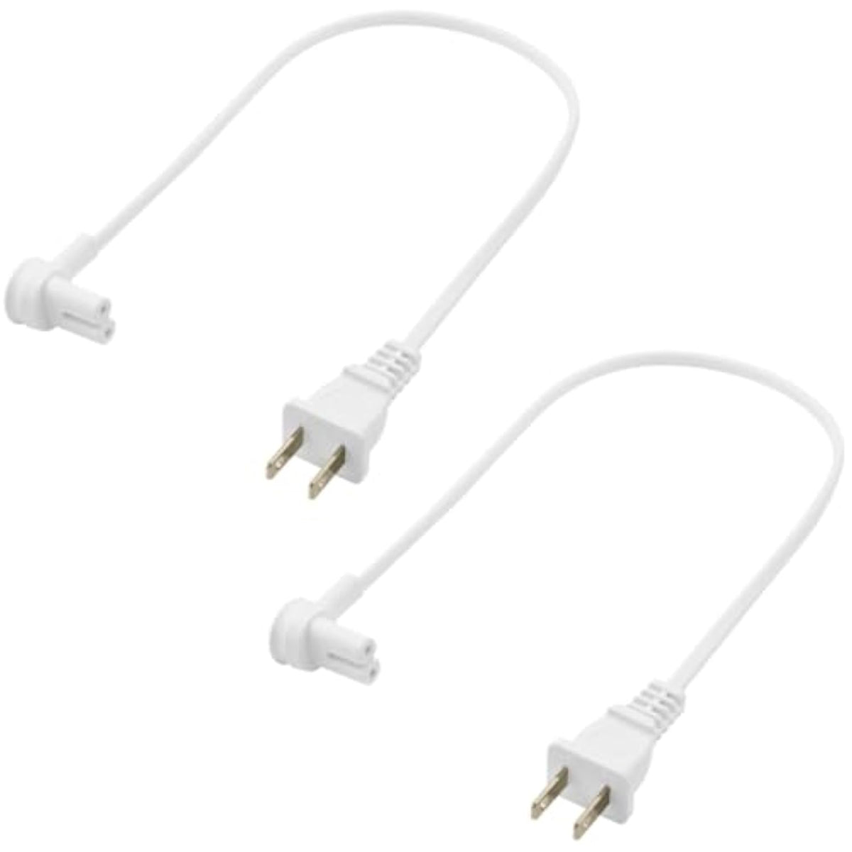 2-Pack - Extra Short Power Cords Compatible With Sonos Era 100 And Era 300 Speakers (White - 19.5 Inches)