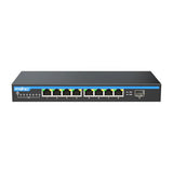 8-Port 2.5G Poe+ Switch Unmanaged, 96W Ieee 802.3Af/At, 8×2.5Gbe Poe + 1×10G Sfp+ Uplink, Fanless Metal Desktop/Wall Mount, Plug & Play For Wifi 6/6E Ap, Ip Cameras, Nvr