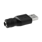 Usb To Dc Adapter 2Pcs Usb 2.0 A Male To Dc 5.5X2.1Mm Dc Female 5V Connector C