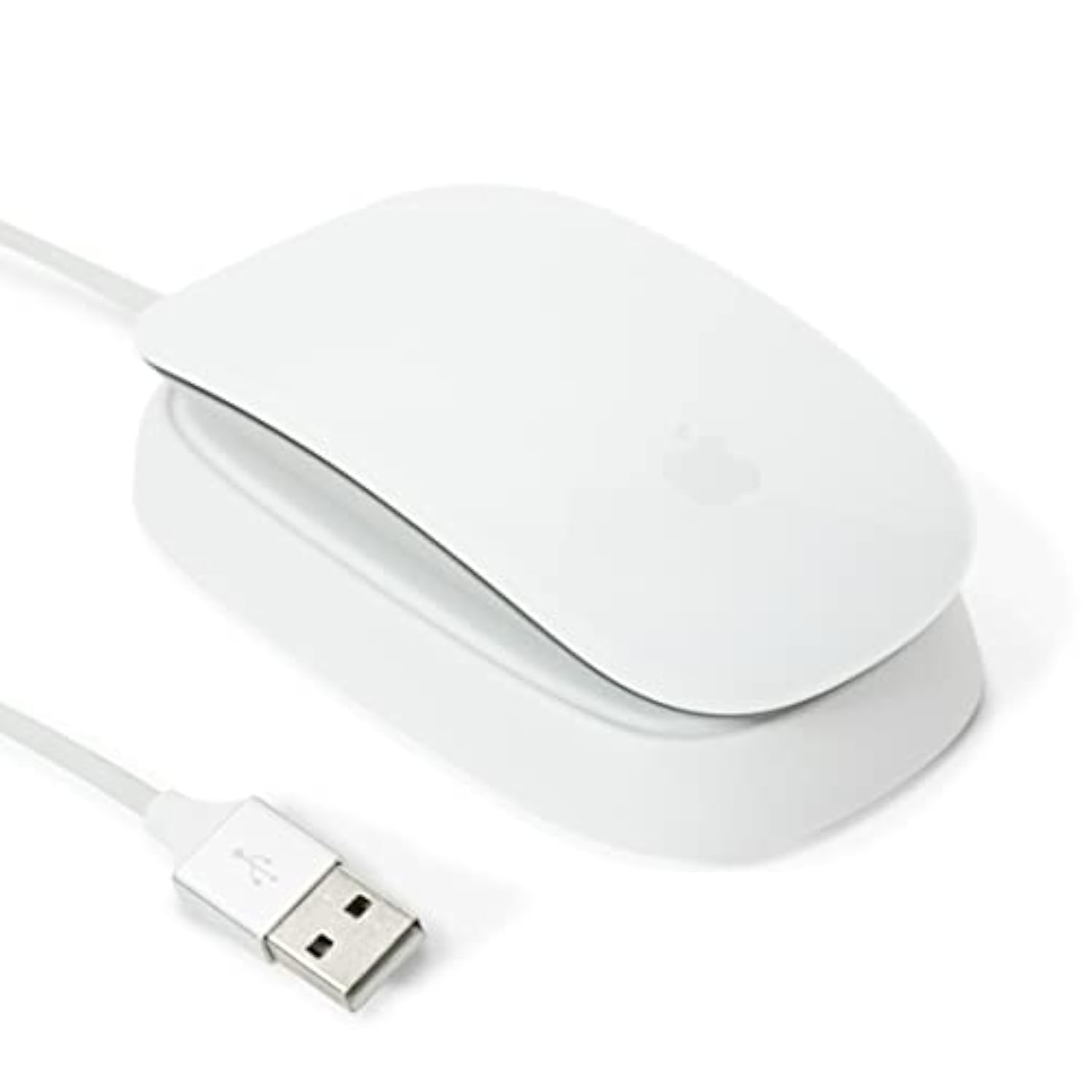 Charging Station Compatible With Apple Magic Mouse 2 - White - Perfect Accessories | Usable As Charging Dock, Stand & Charger | Includes 5Ft (1.5M) Usb-A Cable | Lightning Connector
