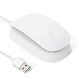 Charging Station Compatible With Apple Magic Mouse 2 - White - Perfect Accessories | Usable As Charging Dock, Stand & Charger | Includes 5Ft (1.5M) Usb-A Cable | Lightning Connector