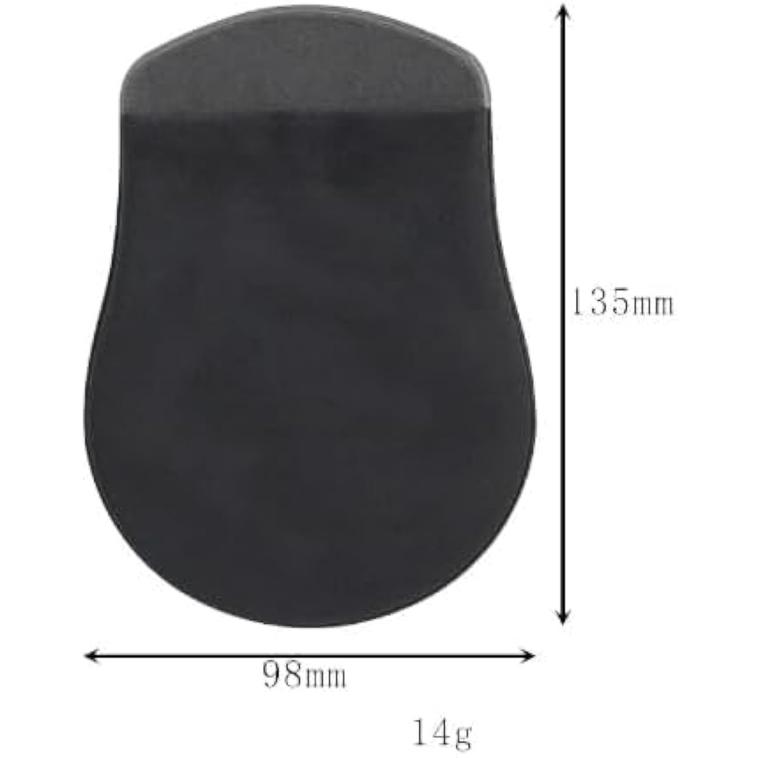 Slim Mouse Holder, Case For Magic Mouse, With Reusable Adhesive, No Glue Residue, Compact Elastic Pouch/Carrying Sleeve, Can Be Attached To Ipad Or Macbook (Black, 2 Pcs)