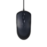 Wired Usb Computer Mouse - Silent Click, Ergonomic Comfort Grip, Braided Cable, Plug And Play, For Pc, Laptop And Desktop (Black)