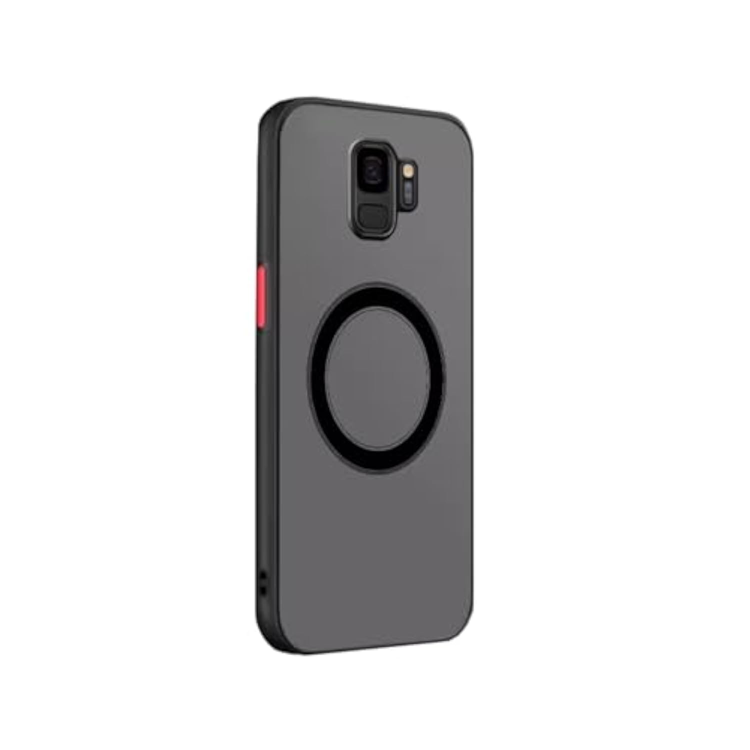 Galaxy S9 Case Magnetic [Support Magsafe Charger] Wireless Anti-Scratch Shockproof Matte Clear Camera Lens Protector Slim Thin Protective Phone Cover Case For Samsung Galaxy S9 5.8"-Black