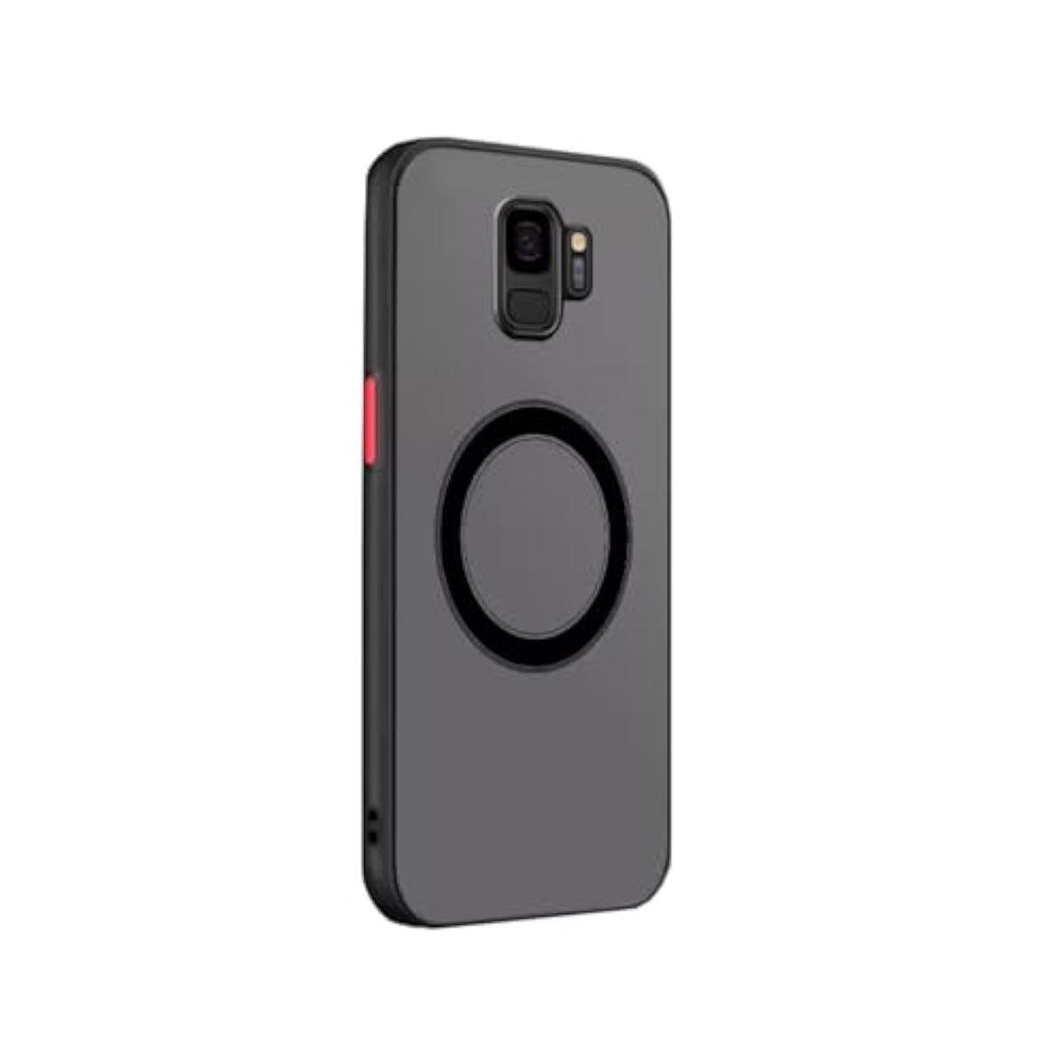 Galaxy S9 Case Magnetic [Support Magsafe Charger] Wireless Anti-Scratch Shockproof Matte Clear Camera Lens Protector Slim Thin Protective Phone Cover Case For Samsung Galaxy S9 5.8"-Black