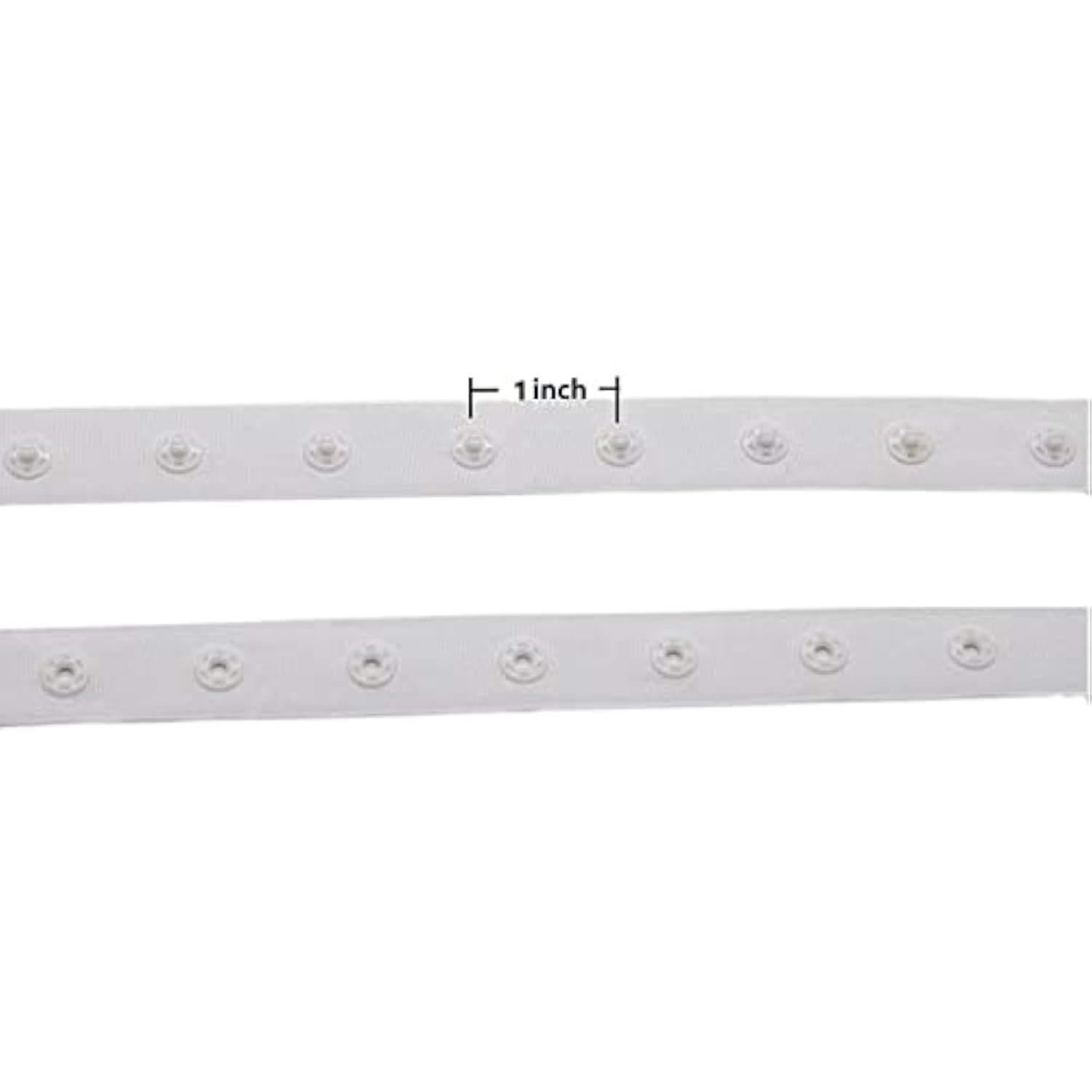 5Yards Plastic Snap Button Press Stud Polyester Tape Trim For Sewing D
