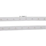 5Yards Plastic Snap Button Press Stud Polyester Tape Trim For Sewing D