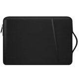 Laptop Sleeve Case For 2025-2023 Macbook Air 15.3 Inches M4 M3 M2 Chip A3241 A3114 A2941 Polyester With Stainless Steel Zipper Handbag Portable Carrying Accessories (Black)