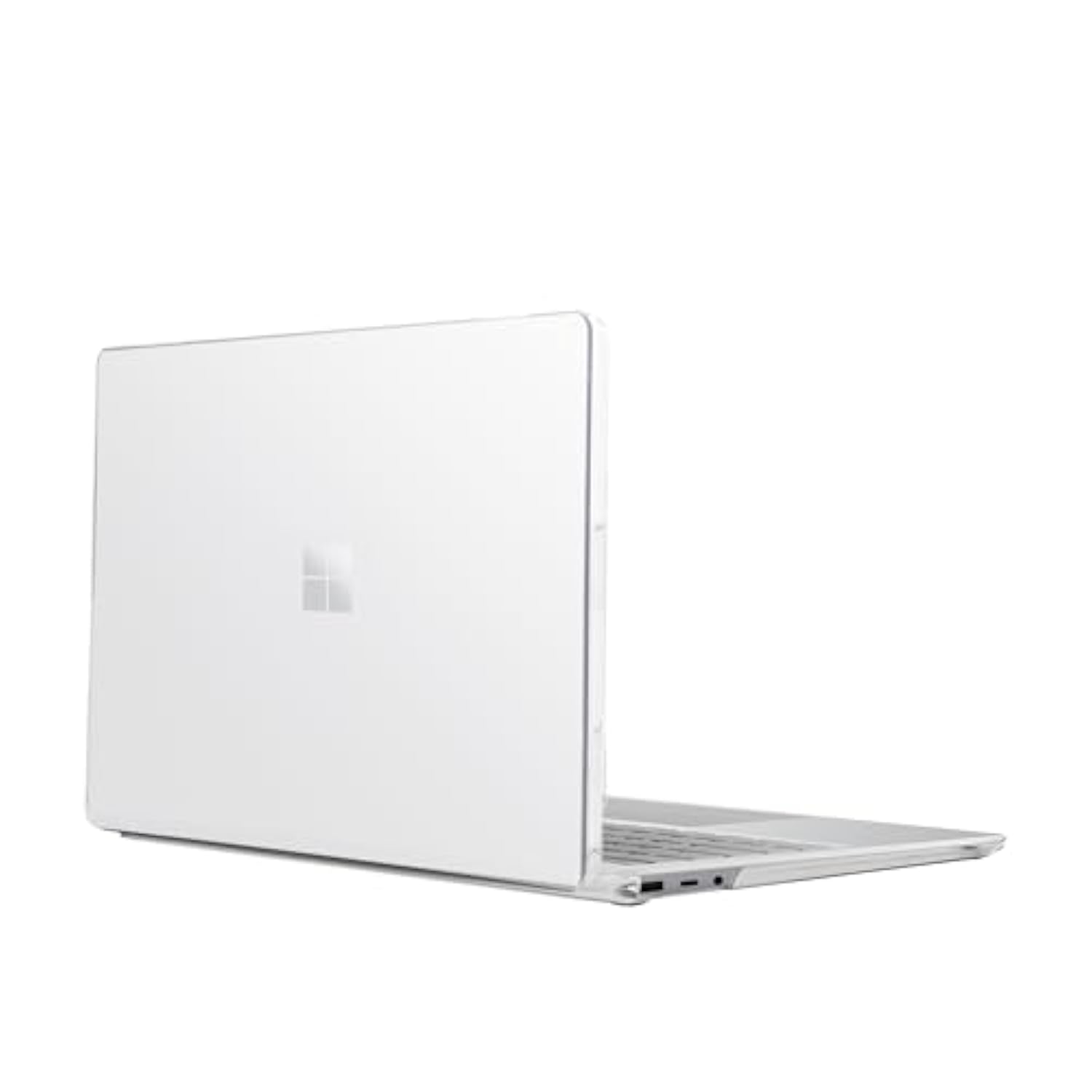 kwmobile Crystal Case Compatible with Microsoft Surface Laptop 5/4 /3 13.5inch (1868/1951) - Elegant Lightweight Laptop Cover - Transparent