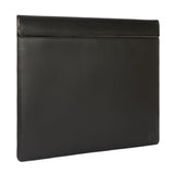 SLNT Faraday Bag with Silent Pocket Technology - Leather Signal Blocking Device Sleeve for 13 inch and 15 inch Laptops and Tablets, Provides Instant Protection (Black Leather, 15 inch)