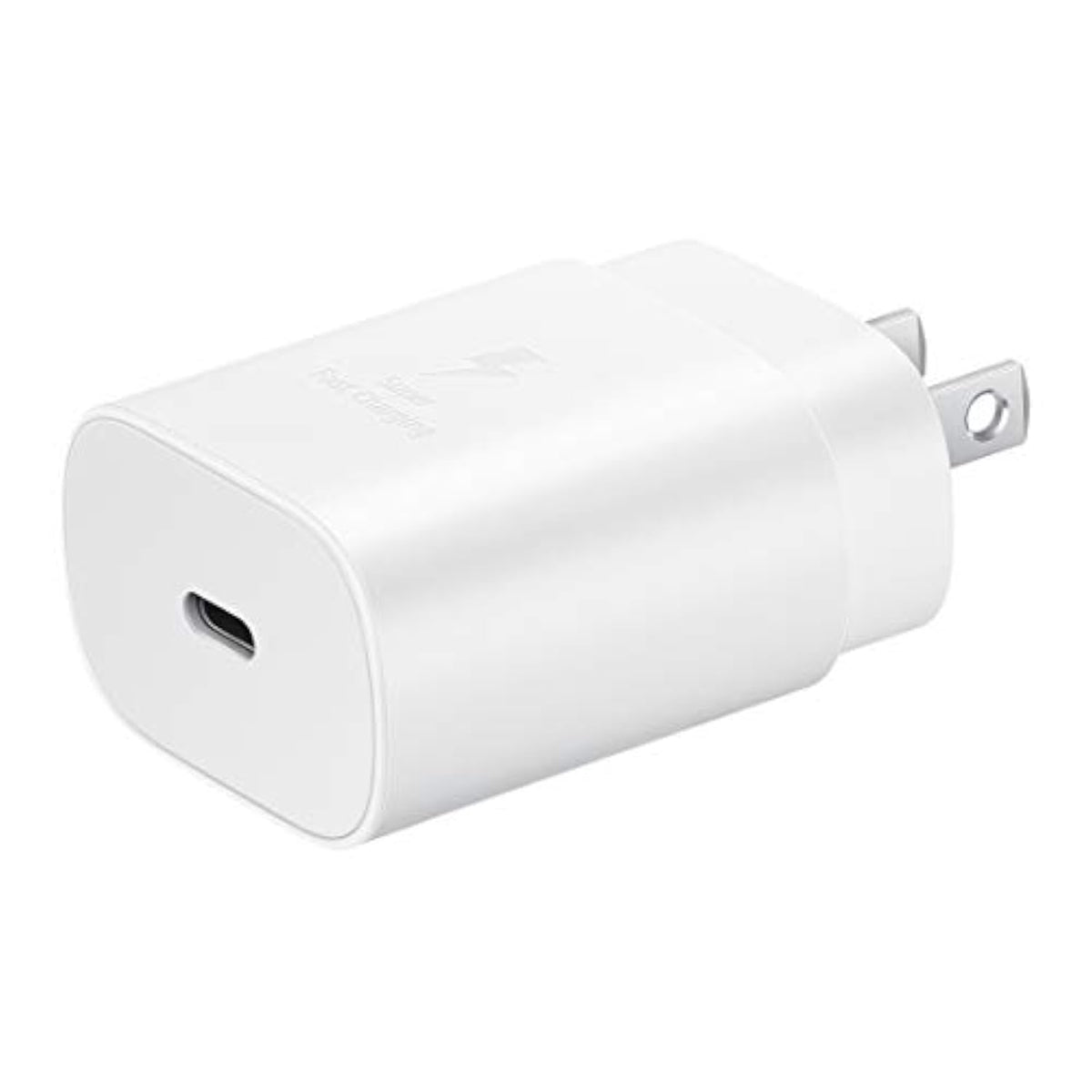 SAMSUNG 25W Wall Charger USB C Adapter, Super Fast Charging Block for Galaxy Phones and Devices, Cable Not Included, 2021, US Version, White