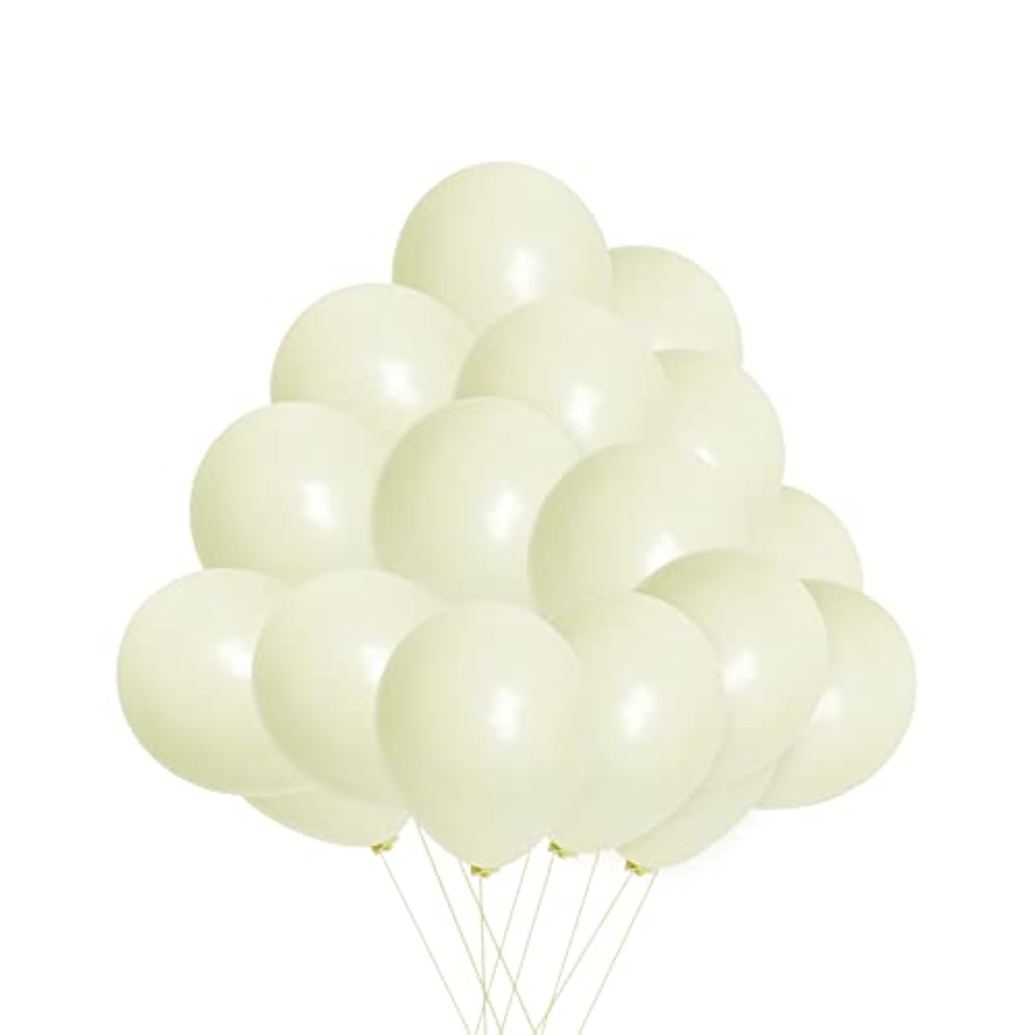 Gold Chrome Metallic Balloons 5 Inch Helium Balloons Thick Latex Gold