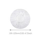 100Pcs Disposable Dustproof Sweatproof Covers 100-120Mm White Elastic Headphone Cap Electronics Earbuds Accessories
