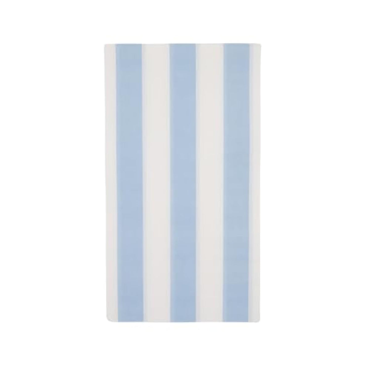 Light Blue Cabana Stripe Paper Guest Towels | Disposable, 3-Ply Napkins | Premium Party Supplies & Decor | Boy Baby Shower, Kids Themed Birthday Parties | Pack Of 20, 4.25" X 7.75"