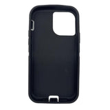 Replacement Rubber Outer Skin Compatible with Otterbox Defender Series iPhone 13 Case Black