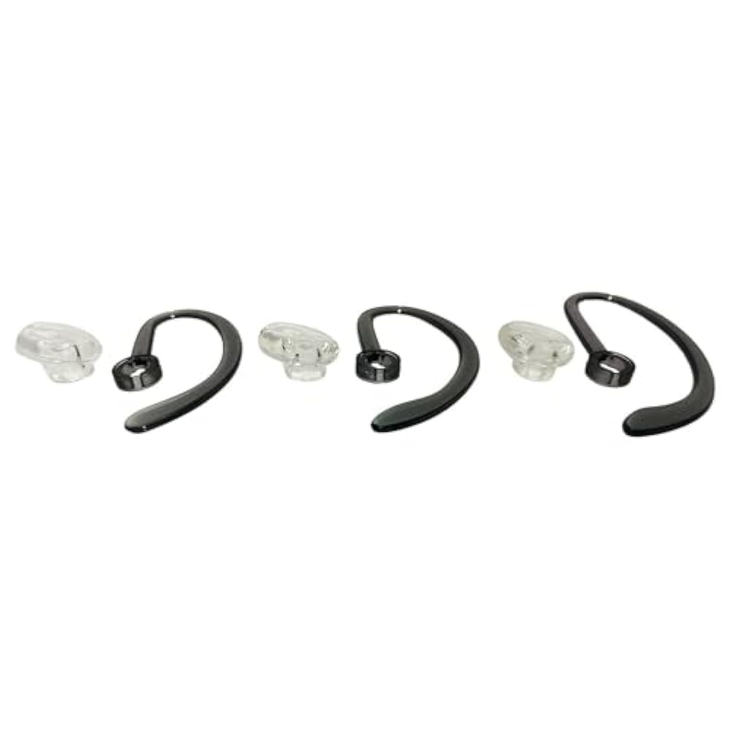 Plantronics Ear Buds, Spare Kit Earloops Buds for Plantronics WH500 CS540 W440 Savi W740 - Includes: 3 Earloop & 3 Eartips - Satisfaction  (Spare Kit 1 Pack)