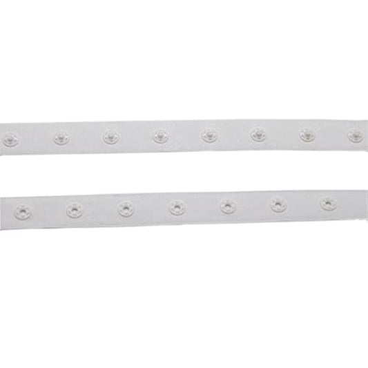 5Yards Plastic Snap Button Press Stud Polyester Tape Trim For Sewing D