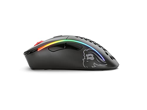 Model D- (Minus) Wireless Gaming Mouse - 67G Superlight Honeycomb Design, Rgb, Ergonomic, Lag Free 2.4Ghz Wireless, Up To 71 Hours Battery - Matte Black