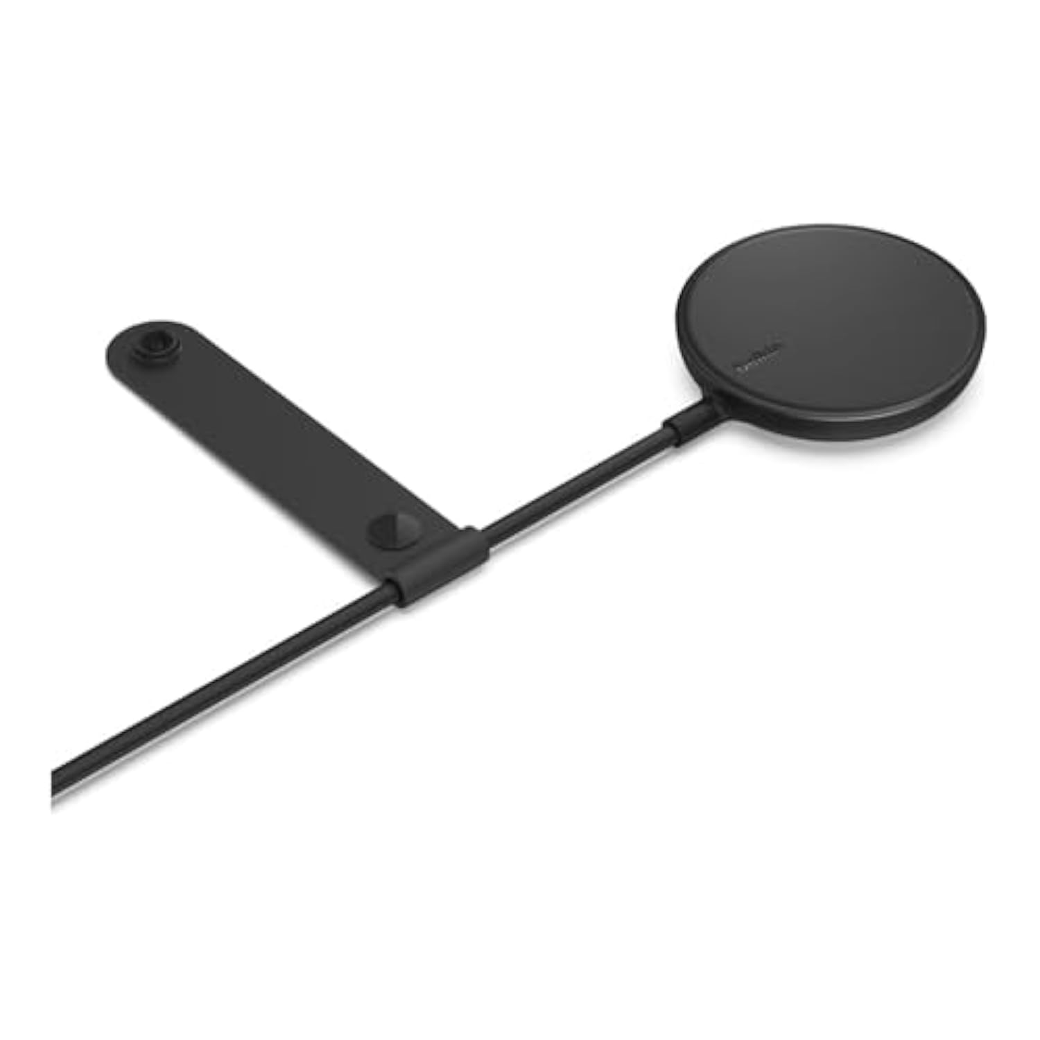 Belkin 7.5W Magnetic Portable Wireless Charger Pad - 6.6ft/2M Long Cable - MagSafe Compatible Charger - iPhone Charger Compatible w/ iPhone 15, iPhone 14, iPhone 13 - Power Supply Included - Black
