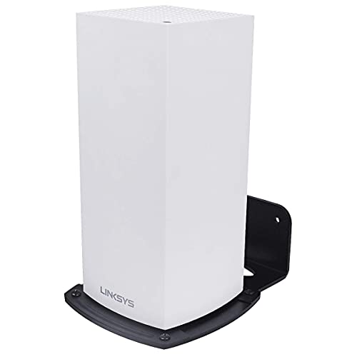 Linksys Velop Wifi 6 Mesh Router Wall Mount Bracket Wall Mount Stand Holder,Wifi Accessories For Linksys Velop Home Mesh With Easy Installation And Space Saving (1-Pack)