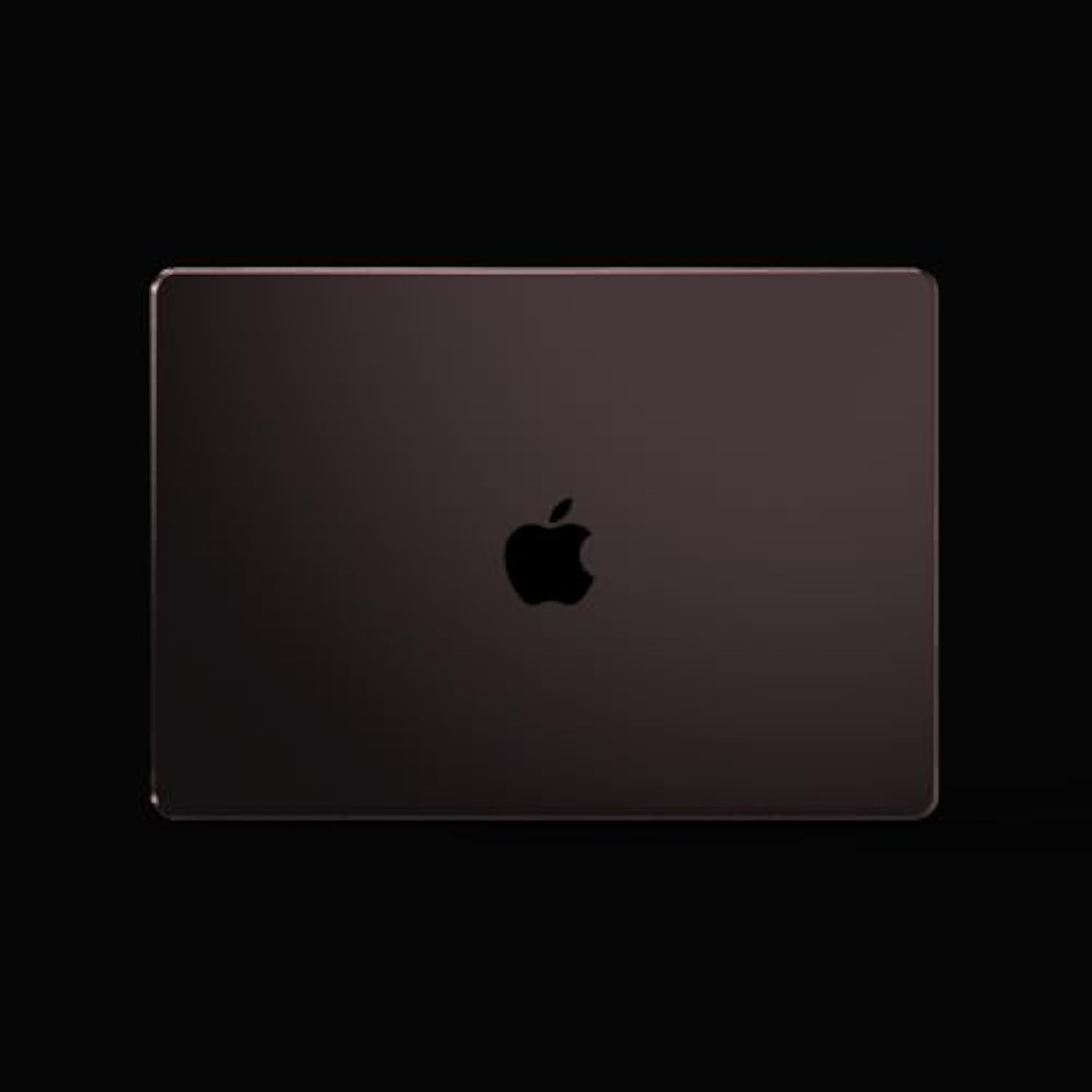 Clear Black Case For Macbook Pro 14 Inch 2024-2021 M4 M3 M2 M1 Pro/Max Chip A3112 A3185 A3401 A2918 A2992 A2779 A2442, Slim Plastic Hard Shell Case & Keyboard Cover, Crystal Black Clear