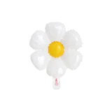 8Pcs Daisy Balloons Huge Flower Balloon With Two Size White Daisy Party Decorations Large Foil Mylar Balloons Birthday Decoration Wedding Décor