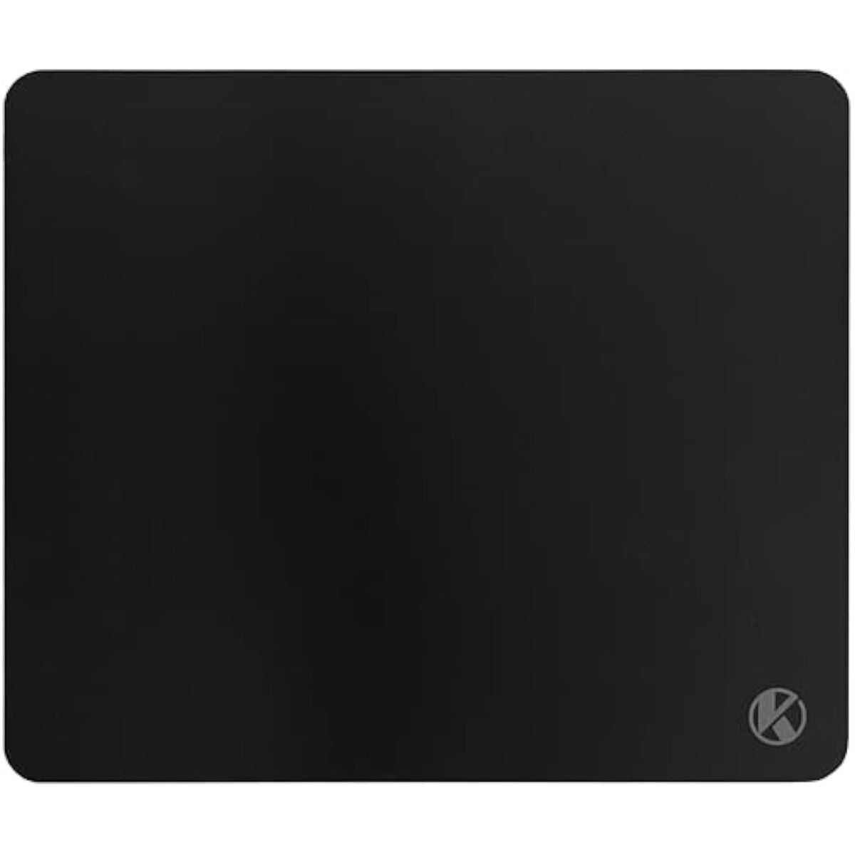 Metallic Coated Hard Surface Mouse Pad (L) - High Performance - Strong And Durable - Smooth Glide Surface Friction, Non-Slip Thin Mousepad For Office And Gaming (Metallic Black)