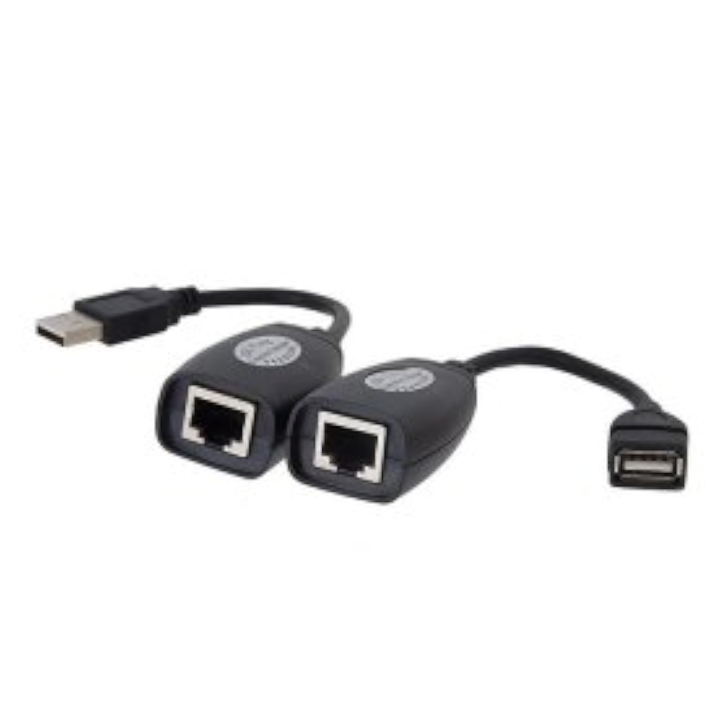 Cablecc USB Keyboard Mouse Over RJ45 CAT5E CAT6 Cable Extension Extender Cable Adapter