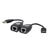 Cablecc USB Keyboard Mouse Over RJ45 CAT5E CAT6 Cable Extension Extender Cable Adapter