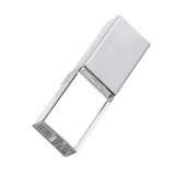 New Crystal Transparent Rectangle Genuine Usb Flash Drive 3.0 Wedding Gift Pen Drive,Memroy Stick,Silver (32, Gb)