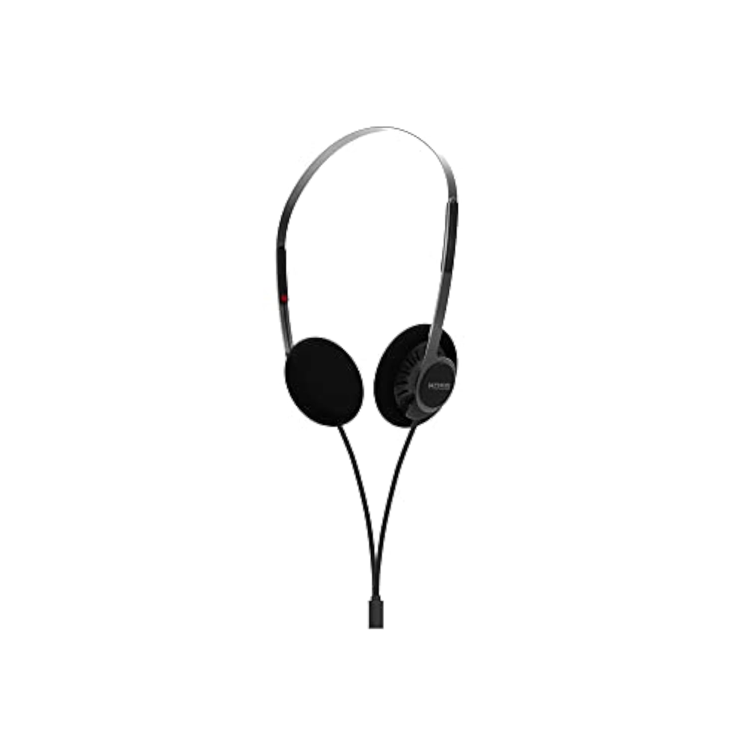 Koss KPH40 Utility On-Ear Headphones, Detachable Interchangeable Cord System, Retro Style, Ultra Lightweight Design (Stealth Black)