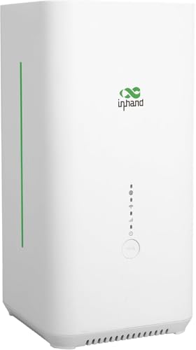 Inhand Cpe02 5G Wifi 6 Ax5400 Indoor Cpe Router | 2.5Gbe Dual Wan, Load Balancing, Auto Failover | Enterprise Cloud-Managed For Smart Retail