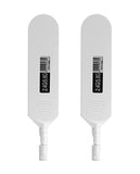 Dual Band Wifi 2.4Ghz 5.8Ghz 12Dbi High Gain Omnidirectional Glue Stick Antenna Rp Sma Male Connector Antenna For Wifi Router Wireless Network Card (White,2Pcs)