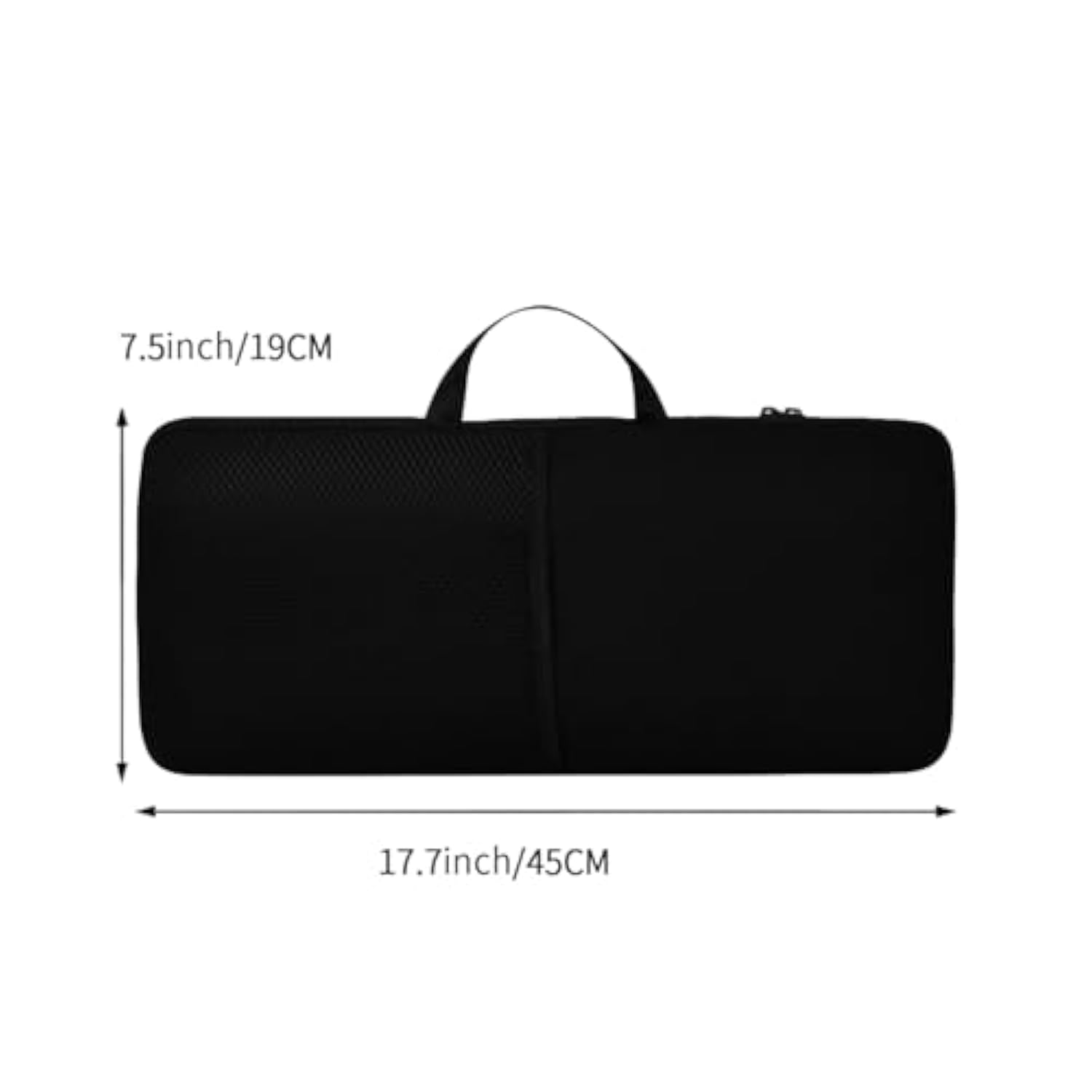 Portable Shockproof Water And Dustproof Neoprene Case For Keyboard And Mouse, Perfect For Logitech Mk540 Advanced Wireless Keyboard And Mouse Combo, Black