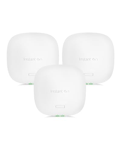 Hpe Networking Instant On Access Point Ap25 4X4 Wifi 6 Indoor Wireless Access Point | Power Source Not Included | Us Model (R9B27A)