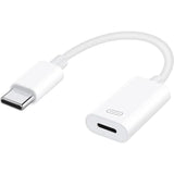 Usb C To Lightning Audio Adapter, Usb Type C Male To Female Lightning Earphone Audio Adapter Compatible With Iphone 16/16 Pro Max/15/15Pro, Ipad Pro, Ipad Air 6/5/4, Macbook, Galaxy S24(Audio Only)
