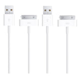 2-Pack Cable Compatible With Charger Iphone 4/4S/3G/3Gs,Ipad 1 2 3,Ipod Touch 4 3 2 1,Old Ipod Classic 3 2 1,(3.3 Feet,White)