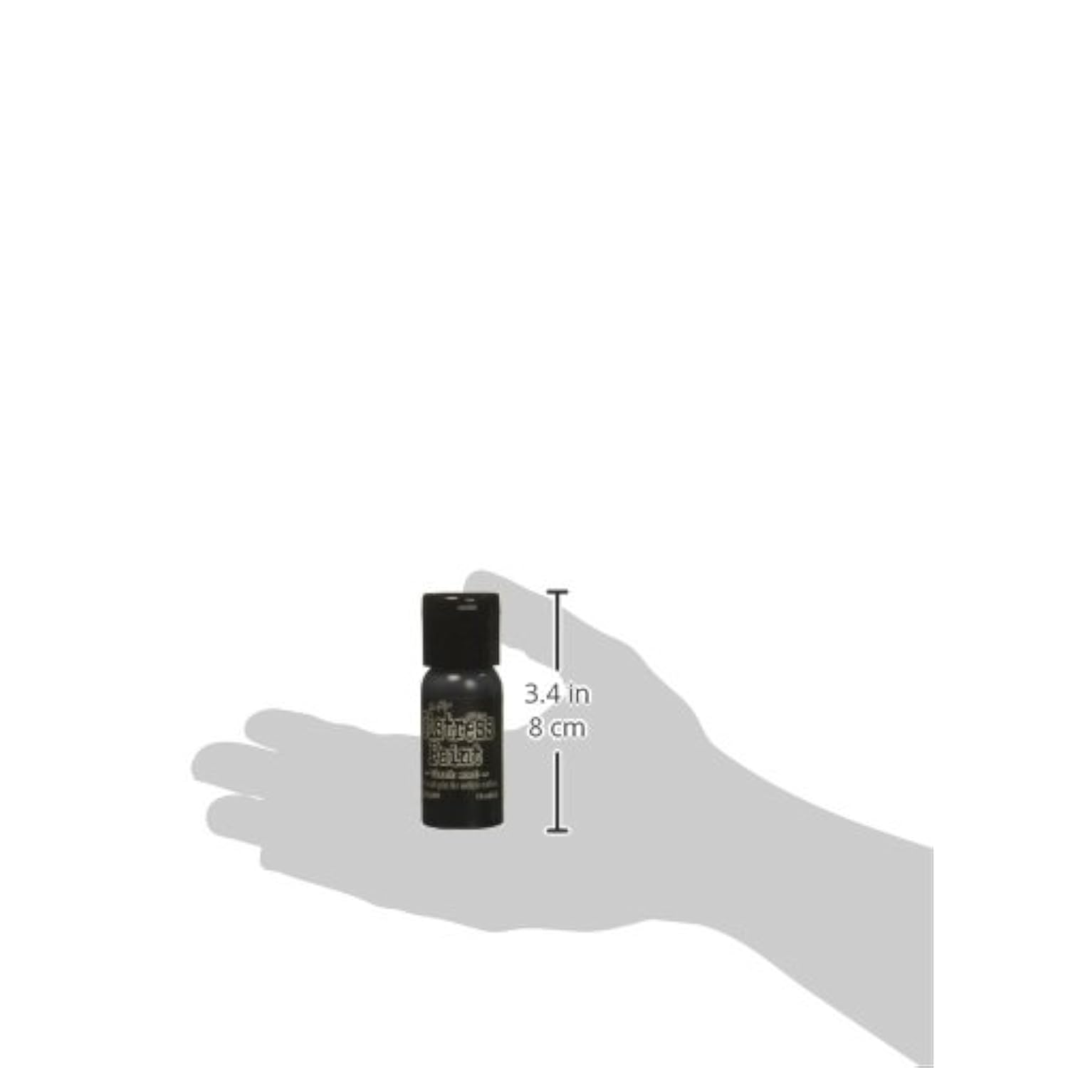 Ranger TDF52937 Distress Paint Flip Top 1oz-Black Soot