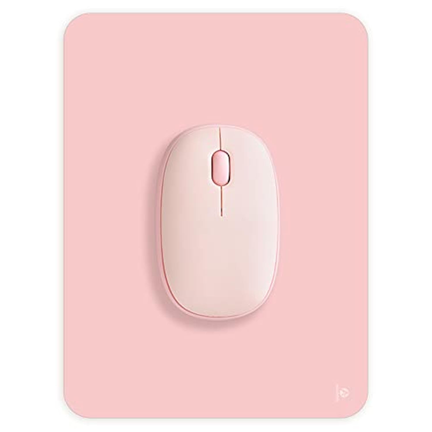 Small Mouse Pad 6 X 8 Inch, Mini Mouse Pad Thick For Laptop Wireless Mouse Home Office Travel, Portable & Washable (Pink)