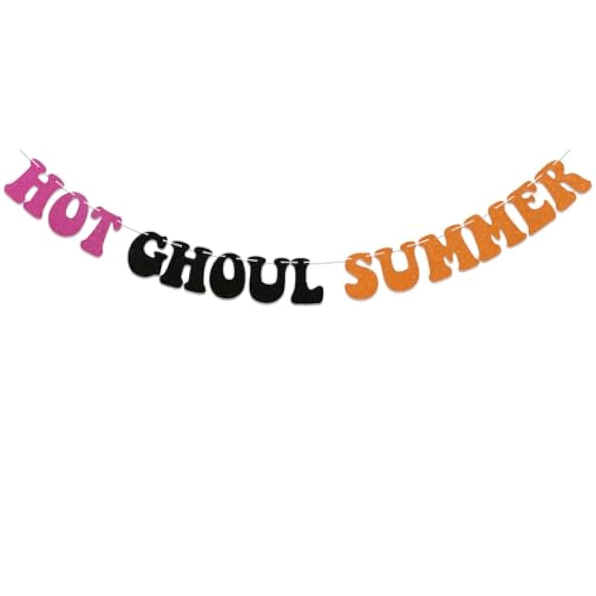 Hot Ghoul Summer Banner Summerween Summer Halloween Party Decorations