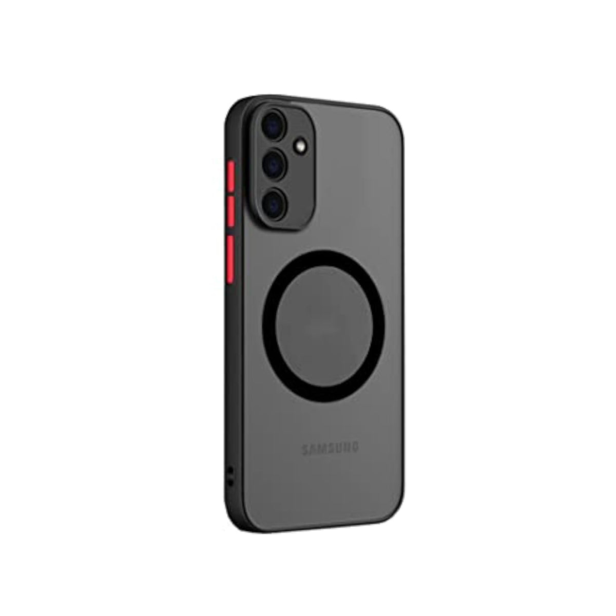 Galaxy A54 5G Case Magnetic [Support Magsafe Charger] Wireless Anti-Scratch Shockproof Matte Clear Full Camera Protection Slim Thin Phone Cover Case For Samsung Galaxy A54 5G 6.4"-Black