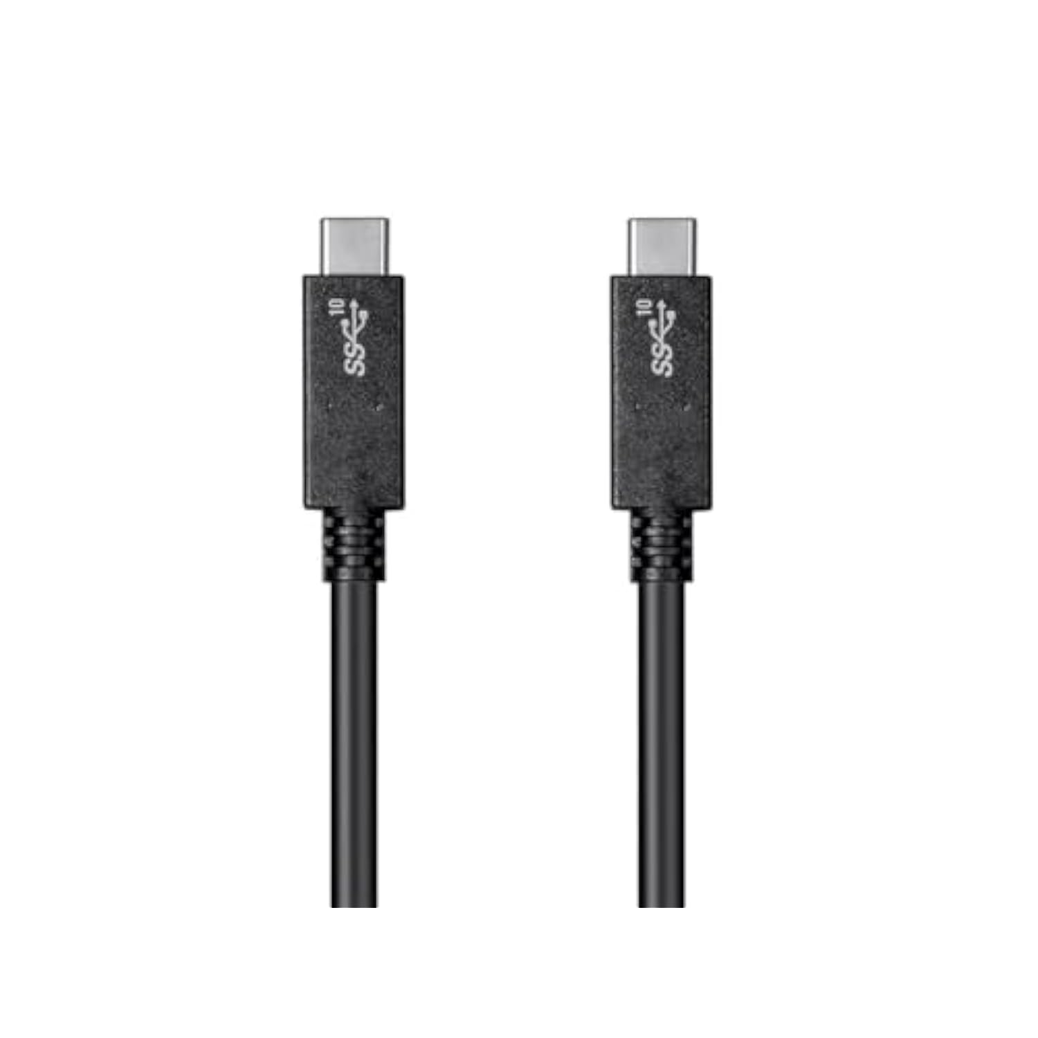Usb Type-C To Type-C 3.1 Gen 2 Cable - 10Gbps, 5 Amp, 30Awg, 3.3 Feet, Black - Essential Series
