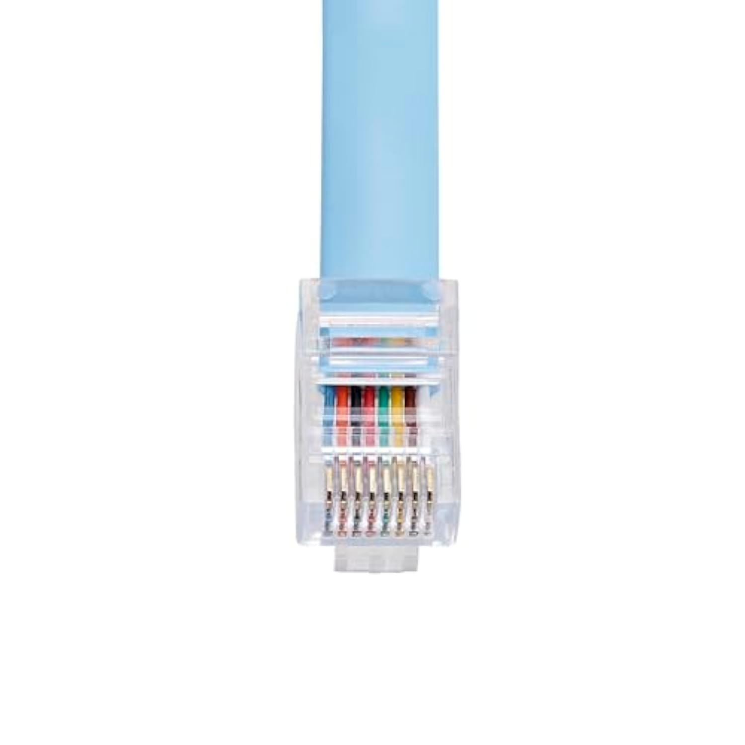 StarTech.com Cisco Console Rollover Cable - RJ45 Ethernet - Network cable - RJ-45 (M) to RJ-45 (M) - 6 ft - molded, flat - blue (ROLLOVERMM6)