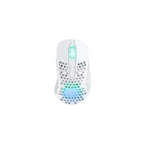 M4 Wireless, Wireless Ultra-Light Gaming Mouse, Optimised For E-Sports, 2.4 Ghz, Rf Rgb Lighting, Adaptable Ergonomic Right-Handed Mouse, Rechargeable, White