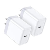 Usb C Fast Charger Block Type C Charging Block 2-Pack 20W For Samsung Galaxy S25 Ultra S25 Edge Plus S25 A17 A36 A16 5G A15 A35 A25 Z Fold Flip 7 6, C Port Android Charger Usbc Wall Plug Phone Charger