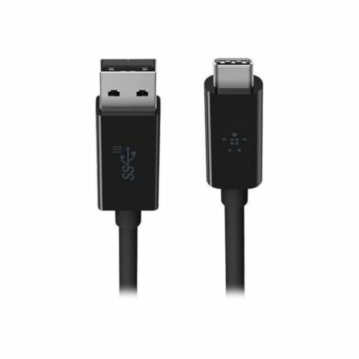 Belkin 3.1 USB A To USB C Cable Compatible W/ Thunderbolt 3 - USB C Cable For Macbook Pro, Galaxy & More - Data Transfer Up To 10gbps - For USB C, Thunderbolt 3 Devices & Ultra Hd - 3.3ft/1m - Black