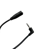 2Pack Right Angled 3-Pole 2.5Mm Male To 2.5Mm Female Camera Remote,Headphone Headset Audio Adapter Cable Extender Stereo Jack (2Pack Straight)