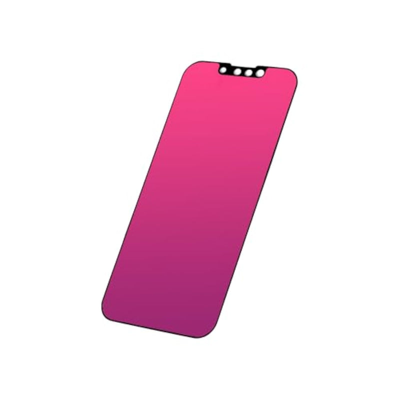 Privacy Screen Protector - Compatible With Iphone 16E, 14, 13 And 13 Pro 6.1 Inch Gradient Colorful Electroplated Anti-Spy Anti-Blue Light Tempered Glass