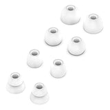Replacement Earbuds Silicone Ear Buds Tips Compatible With Beats By Dr Dre Powerbeats Pro Wireless Earphones, Earbuds Replacement Tips For Beats Felx (White 8Pcs)