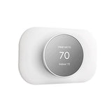 Nest Thermostat Wall Plate - Compatible With Google Nest Thermostat 2020 - Nest Thermostat Trim Kit, Nest Thermostat Wall Plate Cover Accessory Easy Installation - Snow